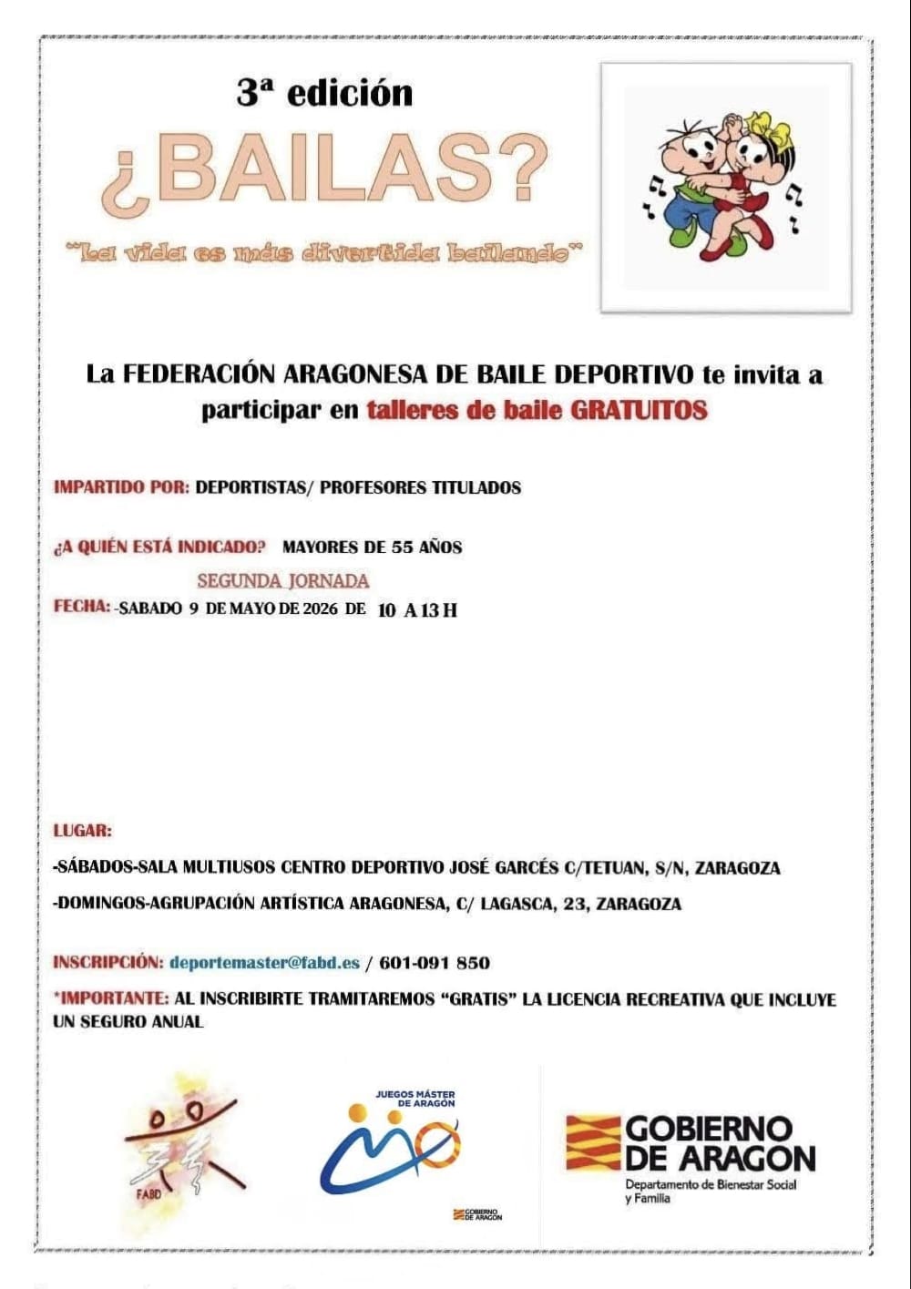 SEGUNDA JORNADA JUEGOS MASTER  2026     09  MAYO