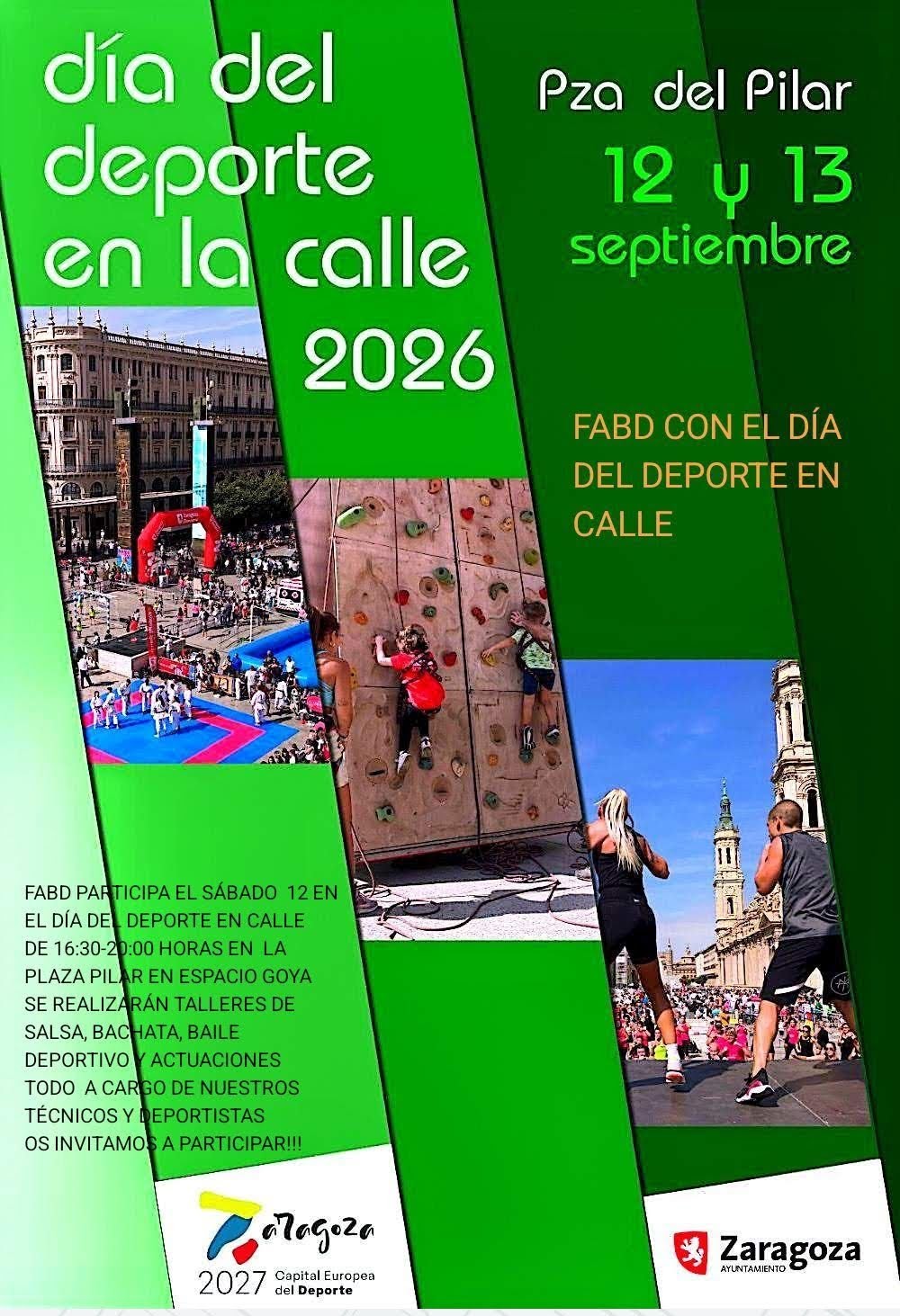 Deporte en la calle 2026.